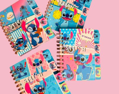 cuaderno a lineas con separadores
