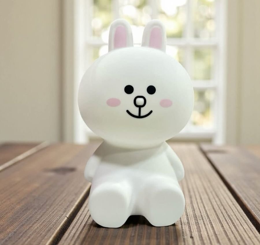 Lámpara conejo.
