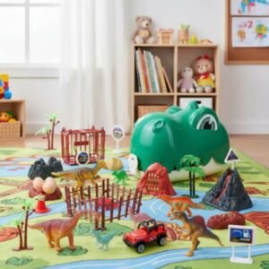 Juego didáctico dinosaurio.