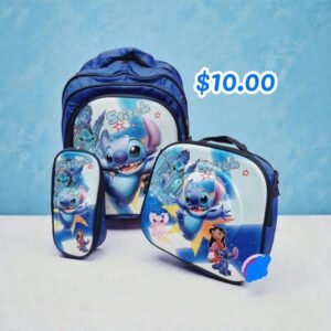 Mochila Stitch 3 PCS