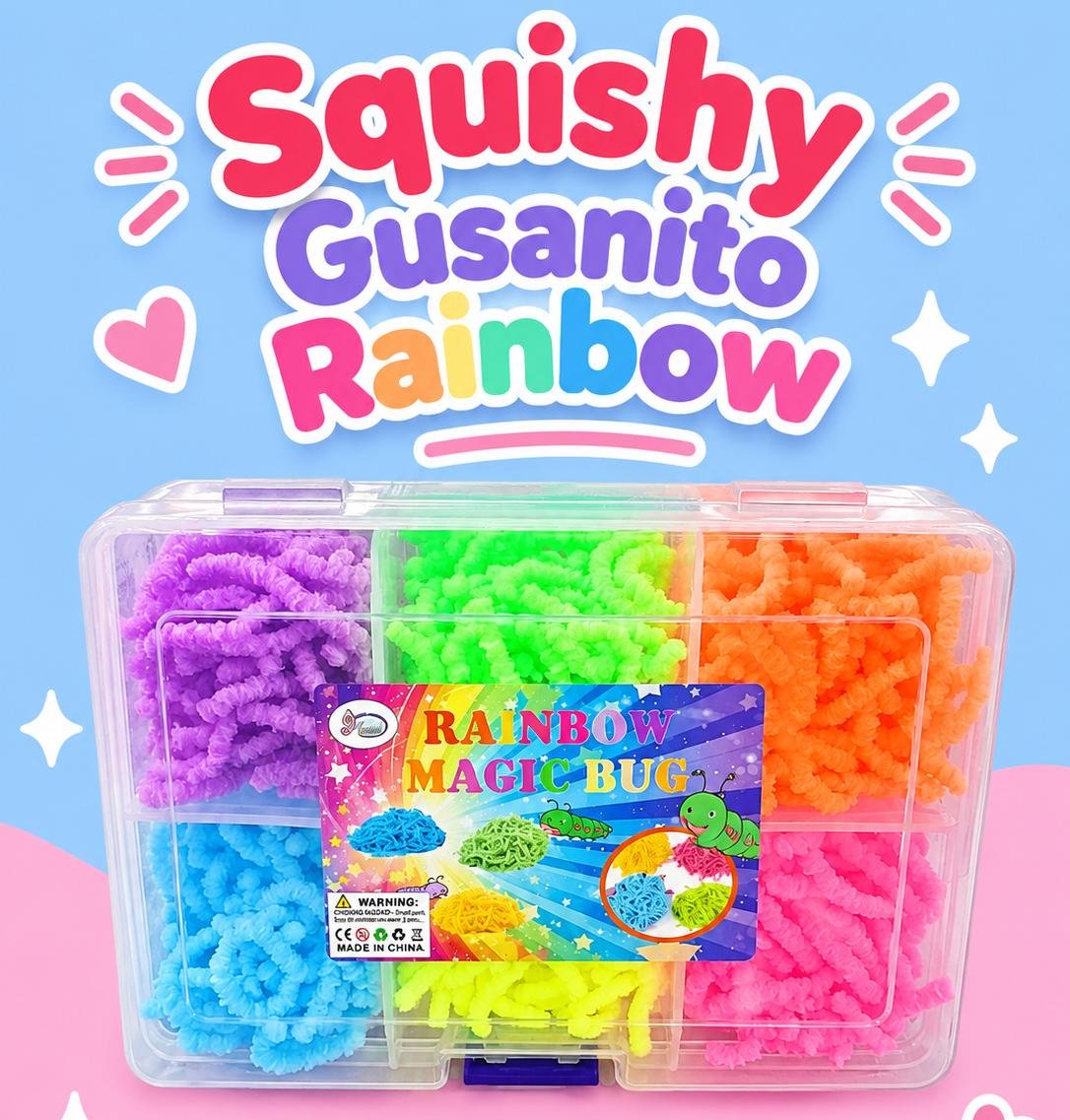Squishy Gusanito Rainbow